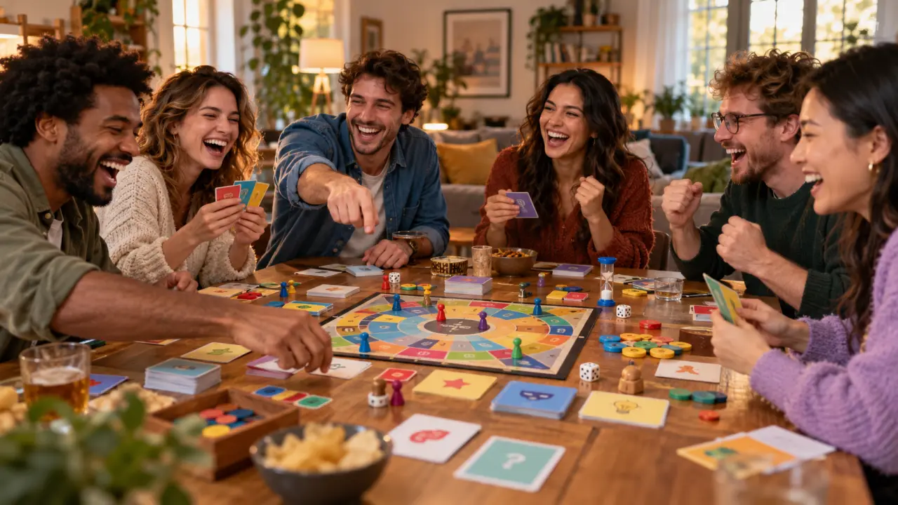 Jeu de société à 6 joueurs pour une fête : du rire sans attendre son tour