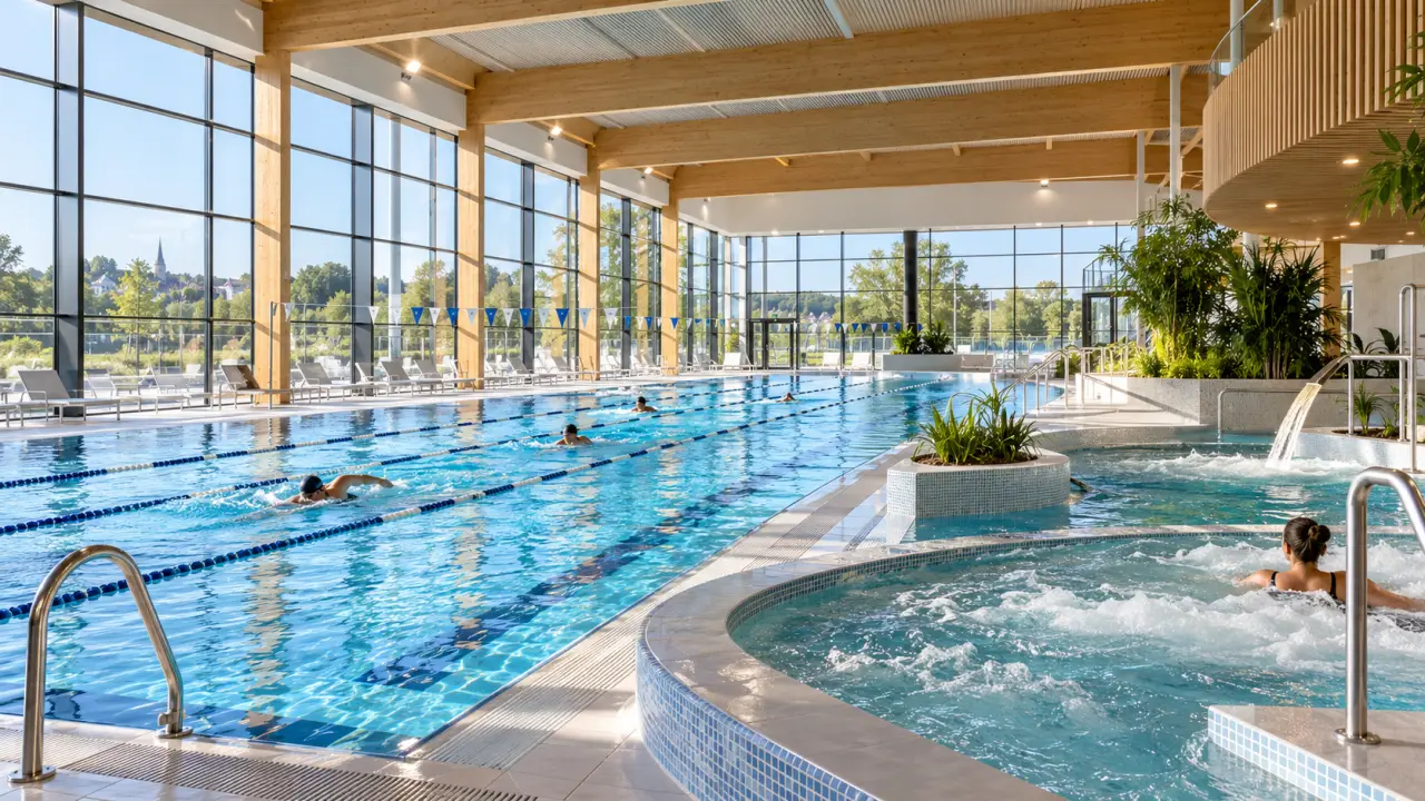 La Piscine du Pays de Landivisiau : nager sur 25 mètres ou décompresser en balnéo ?