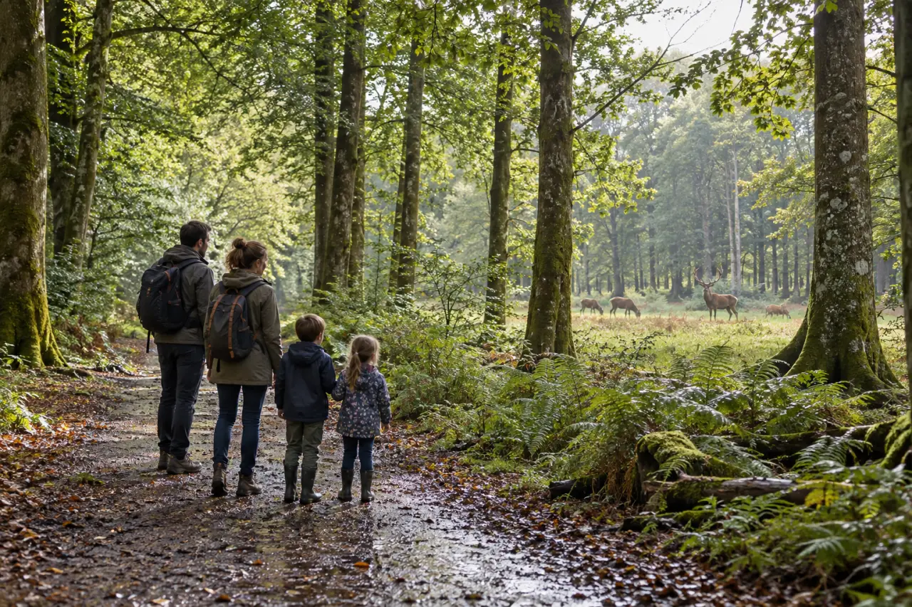 Activités Rouen en famille gratuit : observation des animaux dans la forêt de Roumare