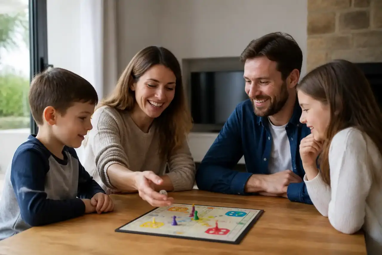 Jeux à table en famille : ces règles qui tiennent en une phrase (et qui marchent)