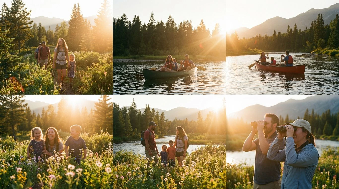 Kayak sur lac
