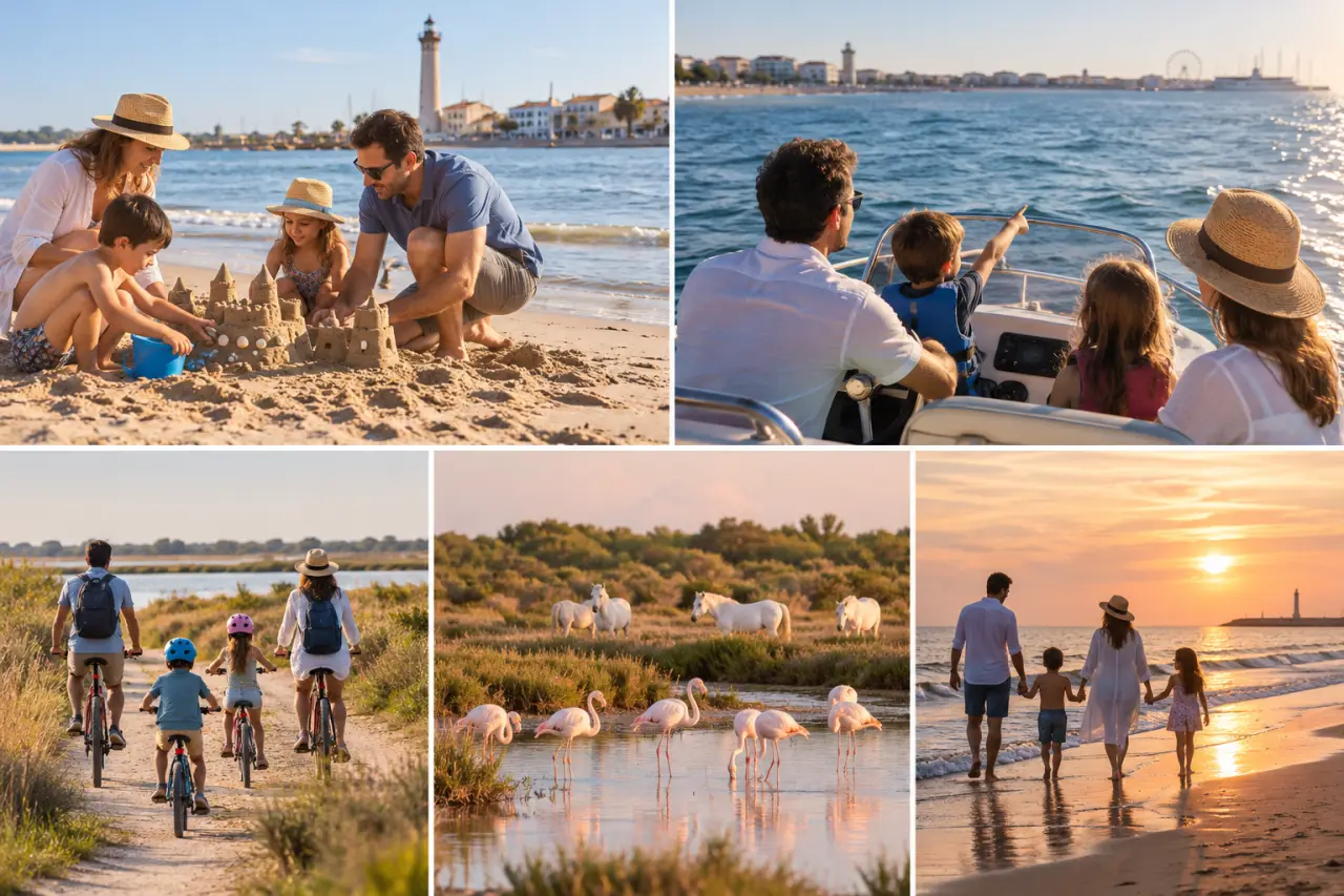 5 activités en famille au Grau-du-Roi entre plages, mer et Camargue