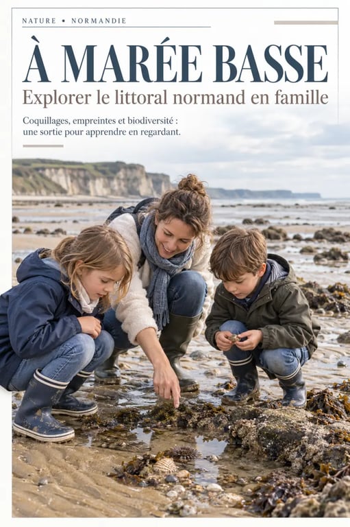 Idée de sortie en Normandie en famille au bord de la mer