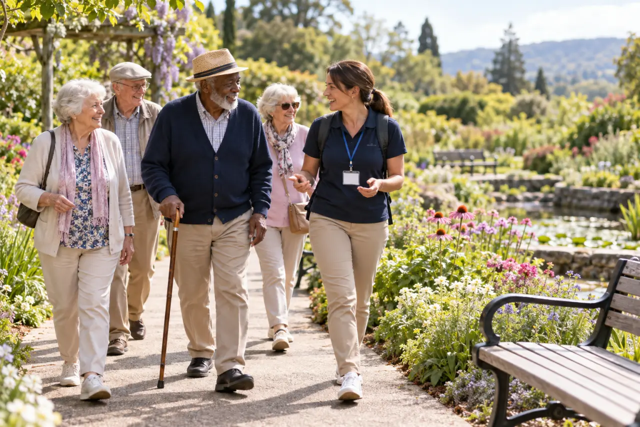 Une idée de sortie pour seniors réussie commence par le bon rythme