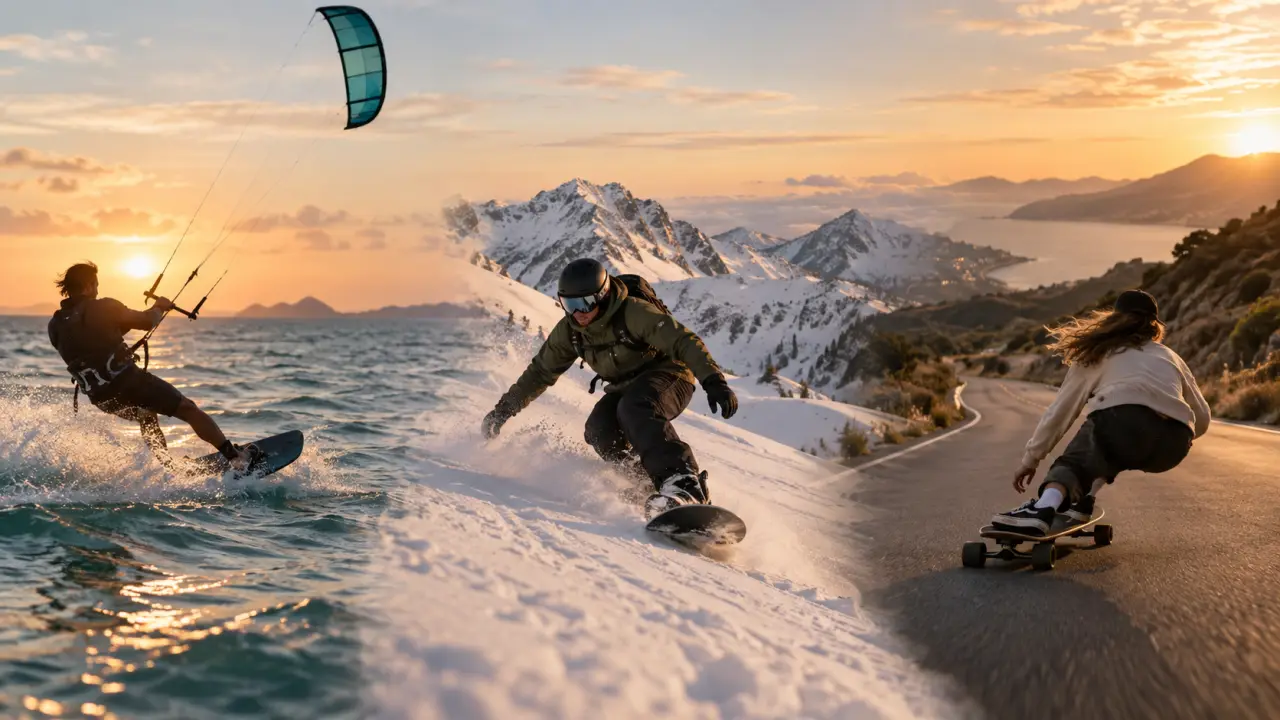 Sports de glisse : eau, neige ou bitume, quelle discipline choisir ?